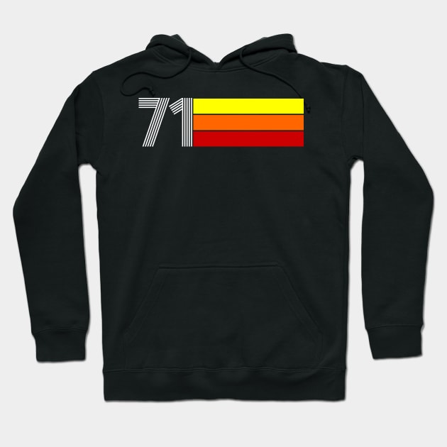 Retro 1971 Styleuniversal Hoodie by Styleuniversal